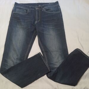 Buffalo David Bitton Blue Basic Skinny Stretch Classic Denim Jeans
